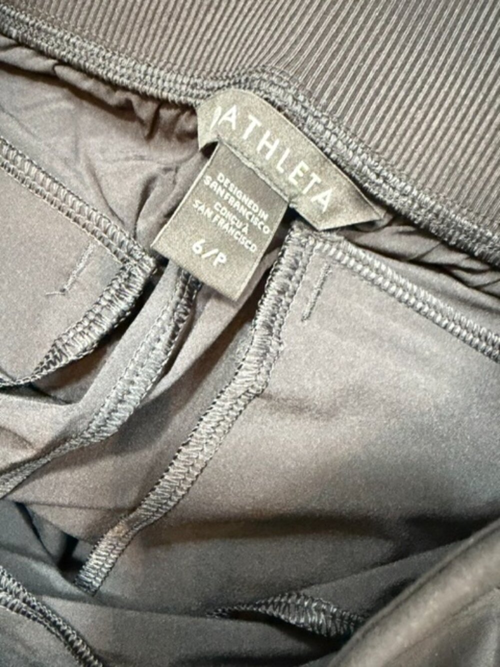 NEW Athleta Brooklyn Black Athletic Slit Ankle Pant - Picture 5 of 6